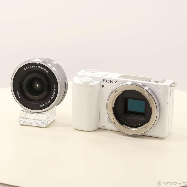 SONY ZV-E10L ホワイト 本体とズームレンズと付属品付き