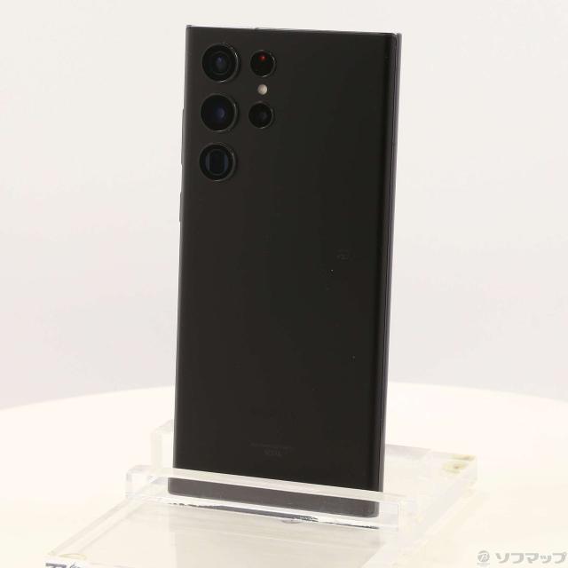 中古)SAMSUNG Galaxy S22 Ultra 256GB ファントムブラック SCG14