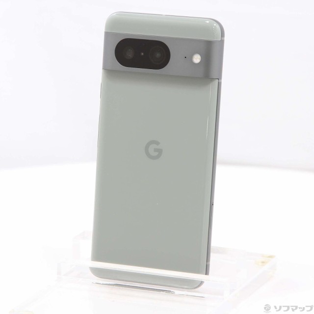 中古)GOOGLE Google Pixel 8 128GB ヘーゼル GA048 au SIMフリー