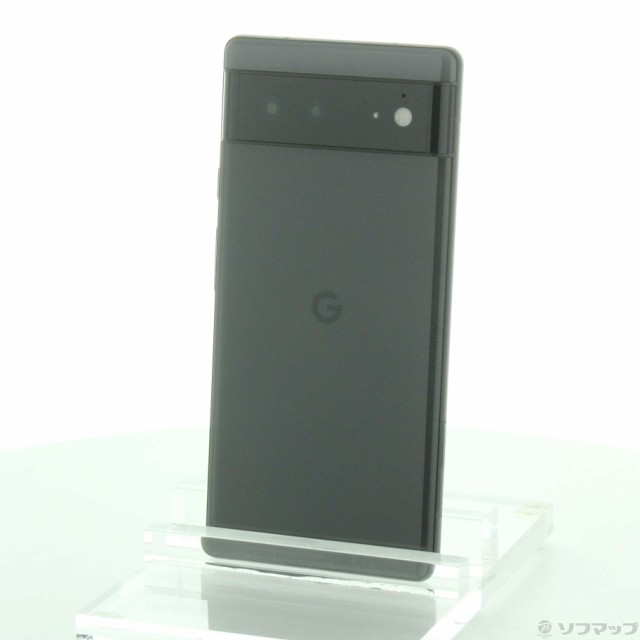 (中古)GOOGLE Google Pixel 6 128GB ストーミーブラック GR1YH SIMフリー(297-ud)