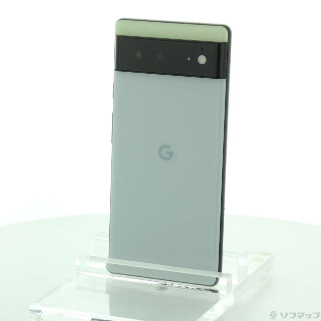 【中古】pixel 6 128GB 青 ソータシーフォーム 12 Google Pixel 6 128GB GR1YH Sorta Seafoam ソータシーフォーム