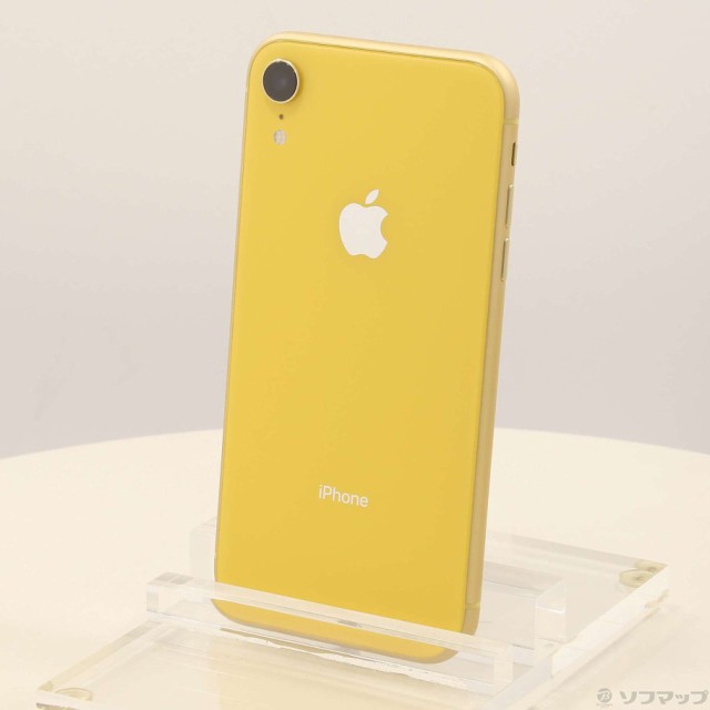 (中古)Apple iPhoneXR 64GB イエロー MT082J/A SIMフリー(305-ud)