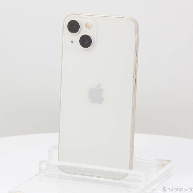 中古)Apple iPhone13 128GB スターライト MLND3J/A SIMフリー(297-ud)