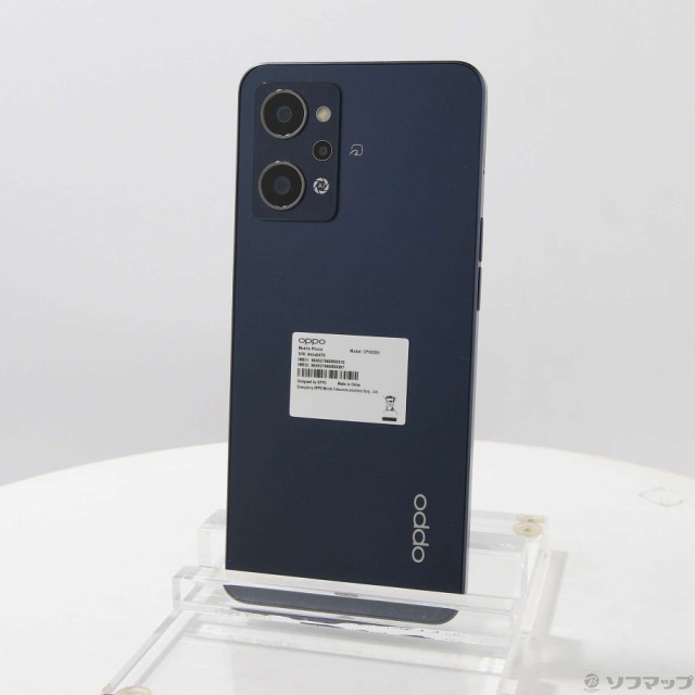 (中古)OPPO OPPO Reno7 A 128GB スターリーブラック CPH2353 SIMフリー(258-ud)の通販は