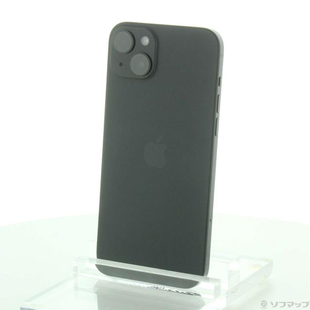 (中古)Apple iPhone15 Plus 128GB ブラック 3M457J/A SIMフリー(297-ud)の通販は