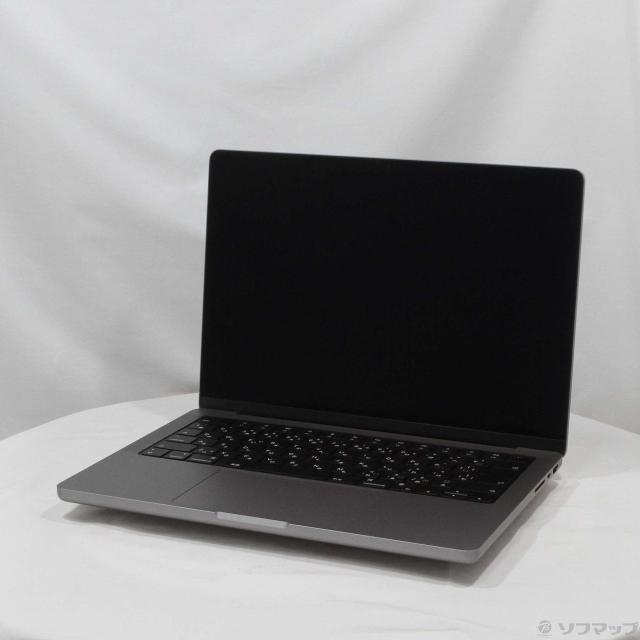 (中古)MacBook Pro 14.2-inch Late-2021 MKGP3J/A M1 Pro 8コアCPU_14コアGPU 16GB SSD512GB スペースグレイ (12.6 Monterey)(269-ud)の通販は