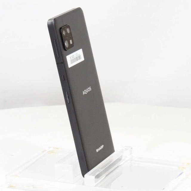 中古)SHARP AQUOS sense6 64GB ブラック SH-M19 SIMフリー(258-ud)