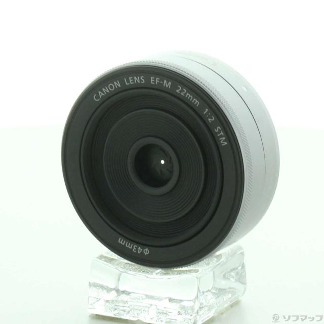 (中古)Canon EF-M 22mm F2 STM シルバー (レンズ)(CANON Mマウント)(258-ud)