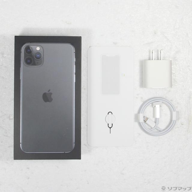 (中古)Apple iPhone11 Pro Max 64GB スペースグレイ MWHD2J/A SoftBank(262-ud)_4