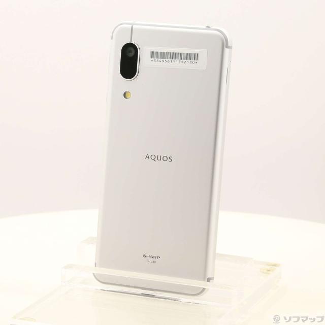 新品・未使用　au AQUOSsense3basic / シルバー SIMロック解除済】au AQUOS sense3 basic SHV48 Silver|中古