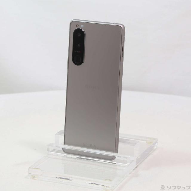 中古)SONY Xperia 5 III 128GB フロストシルバー SOG05 au SIM