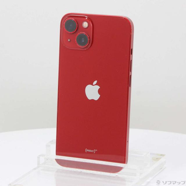 中古)Apple iPhone13 256GB プロダクトレッド MLNL3J/A SIM