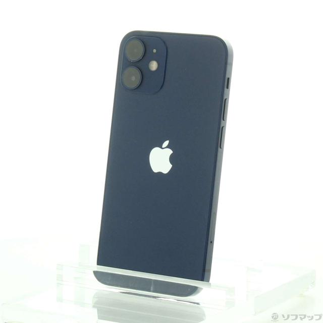 (中古)Apple iPhone12 mini 64GB ブルー MGAP3J/A SIMフリー(368-ud)