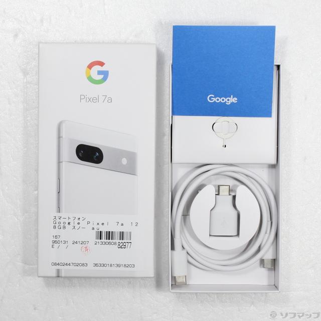 中古)GOOGLE Google Pixel 7a 128GB スノー au SIMフリー(349-ud 中古)GOOGLE Google Pixel 7a 128GB スノー au SIMフリー(349-ud