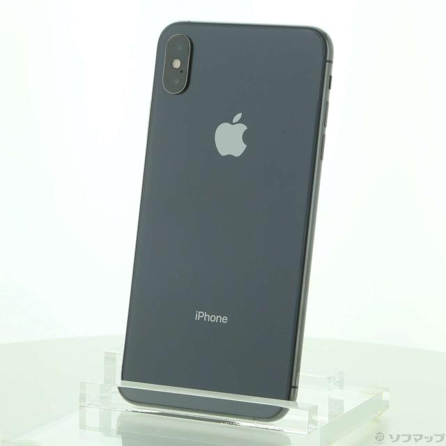(中古)Apple iPhoneXS Max 64GB スペースグレイ MT6Q2J/A SIMフリー(352-ud)