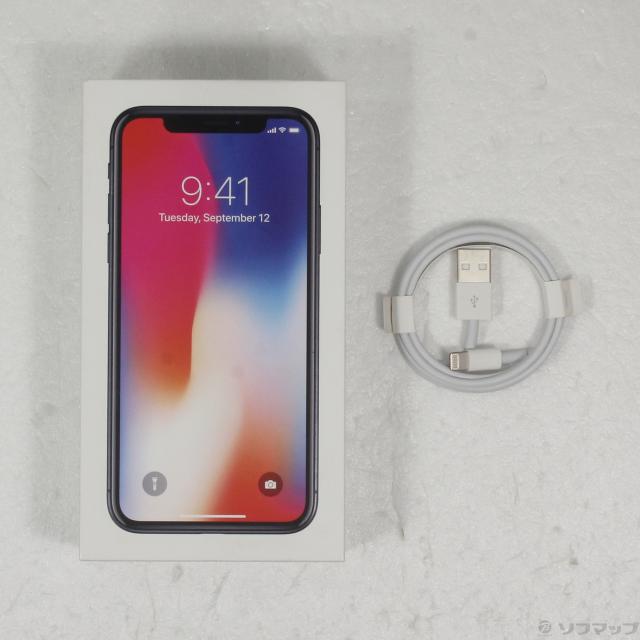 中古)Apple iPhoneX 256GB スペースグレイ MQC12J/A SoftBank