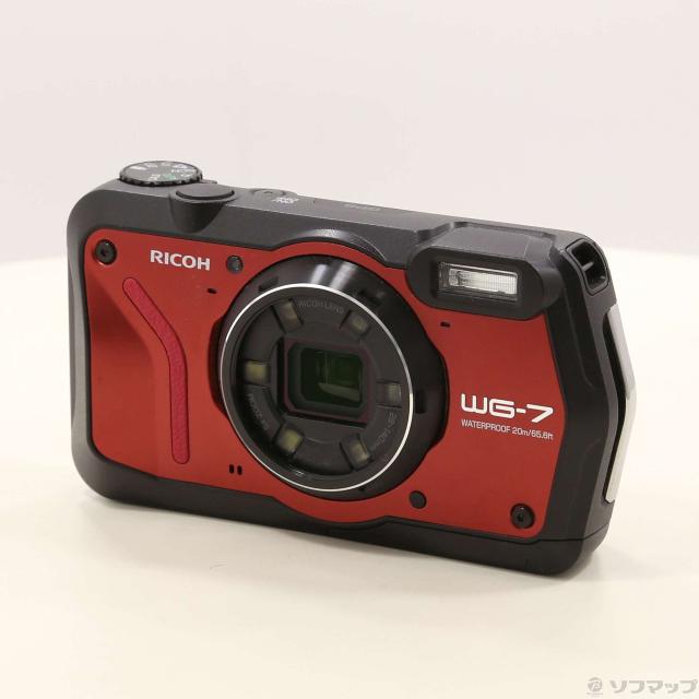 (中古)RICOH RICOH WG-7 レッド(269-ud)