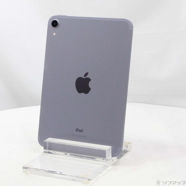 (中古)Apple iPad mini 第6世代 256GB パープル MK8K3J/A SIMフリー(258-ud)