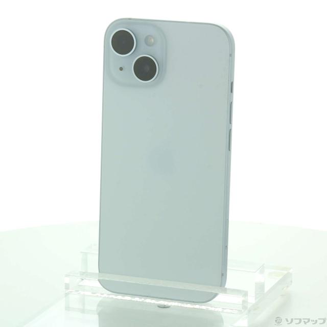 中古)Apple iPhone15 128GB ブルー MTML3J/A SIMフリー(381-ud)