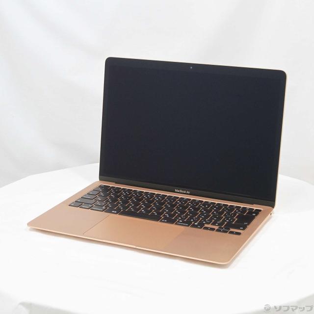 (中古)Apple MacBook Air 13.3-inch Late-2020 MGNE3J/A Apple M1 8コアCPU_8コアGPU 8GB SSD512GB ゴールド (12.6 Monterey)(198-ud)の通販は
