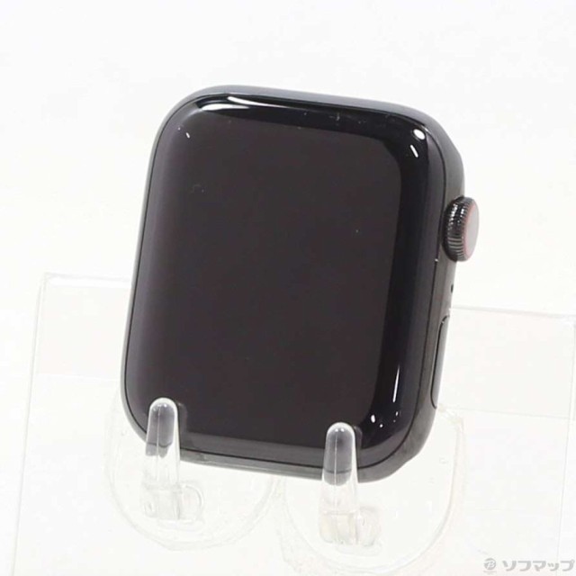 (中古)Apple Apple Watch Series 5 GPS + Cellular 44mm スペースブラックステンレススチールケース バンド無し(344-ud)の通販は