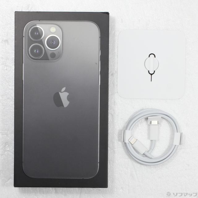 中古)Apple iPhone13 Pro Max 256GB グラファイト MLJ83J/A SIMフリー  