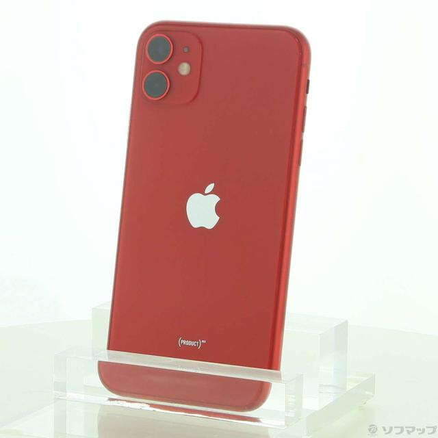 ジャンク品 iPhone 11 (PRODUCT)RED 64GB SIMフリー iPhone11 128GB