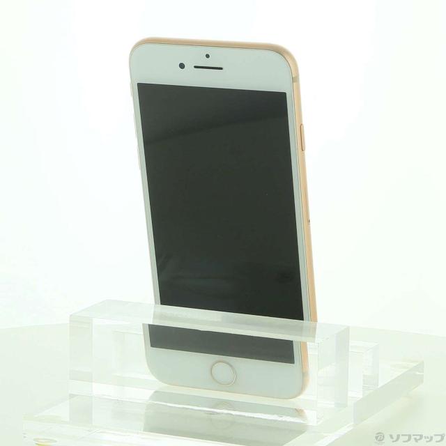 中古)Apple iPhone8 64GB ゴールド MQ7A2J/A SIMフリー(258-ud)