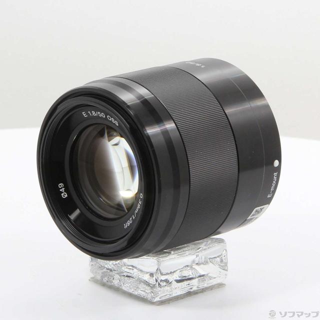中古)SONY E 50mm F1.8 OSS ブラック (SEL50F18B) (Eレンズ)(368-ud)