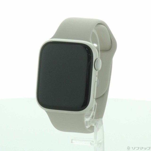 (中古)Apple Apple Watch Series 8 GPS 45mm スターライトアルミニウムケース スターライトスポーツバンド(377-ud)の通販は