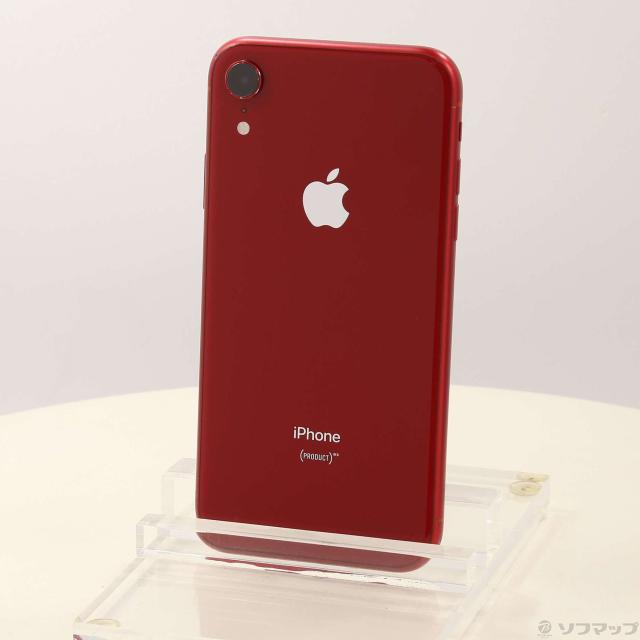 中古)Apple iPhoneXR 128GB プロダクトレッド MT0N2J/A SIM