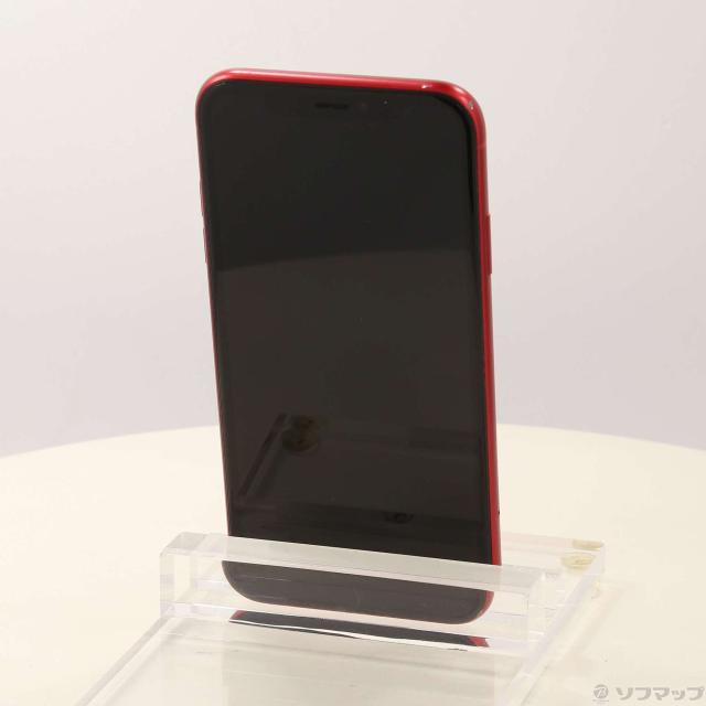 Apple - iPhoneXr レッド　128GB  SIMフリー 中古】iPhoneXR 128GB プロダクトレッド MT0N2J／A SIMフリー