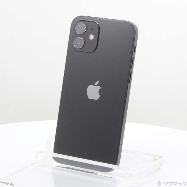 中古)Apple iPhone12 64GB ブラック MGHN3J/A SIMフリー(251-ud)