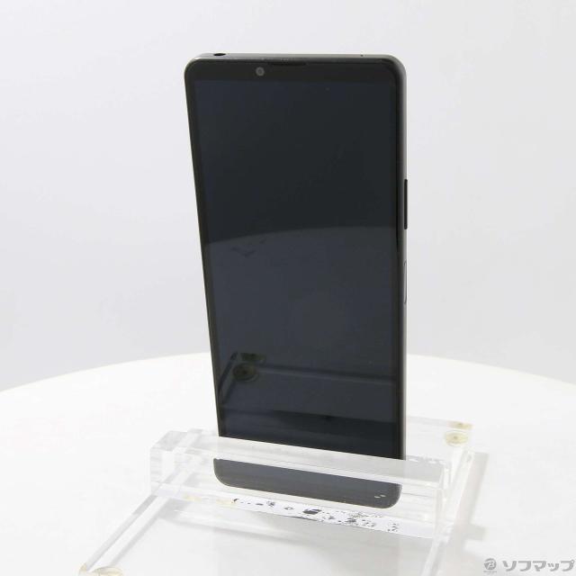 中古)SONY Xperia 10 IV 128GB ブラック SOG07 au SIMフリー(377-ud)