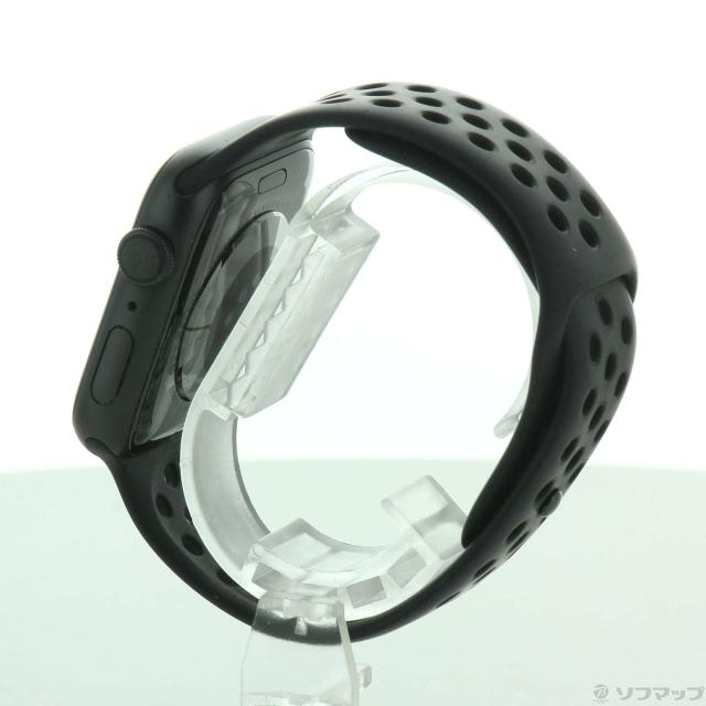 (中古)Watch Series 6 Nike GPS 44mm スペースグレイアルミニウムケース アンスラサイト/ブラックNikeスポーツバンド(198-ud)_1