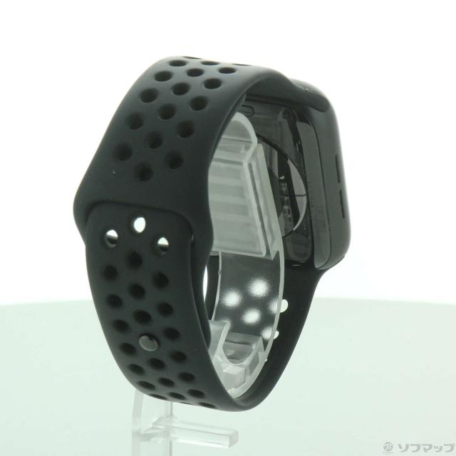 (中古)Watch Series 6 Nike GPS 44mm スペースグレイアルミニウムケース アンスラサイト/ブラックNikeスポーツバンド(198-ud)_2