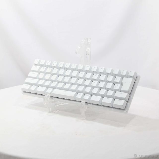 (中古)RAZER Huntsman Mini JP Clicky Optical Switch RZ03-03390900-R3J1 ホワイト 紫軸(377-ud)