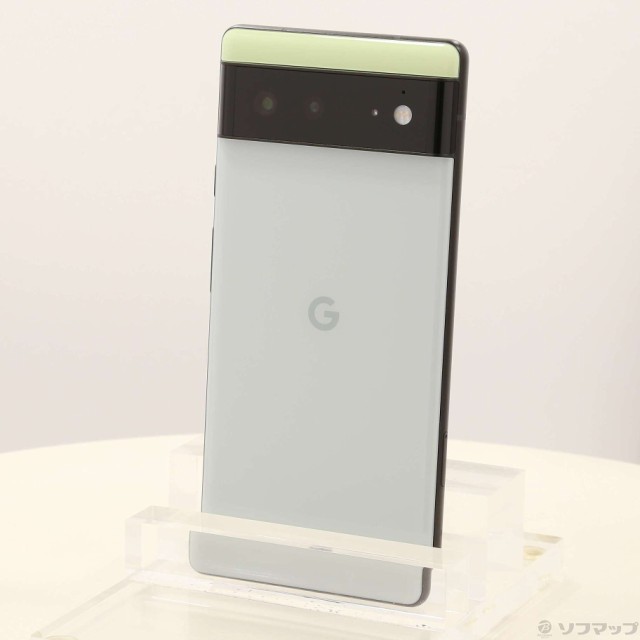 (中古)GOOGLE Google Pixel 6 128GB ソータシーフォーム GR1YH SIMフリー(348-ud)