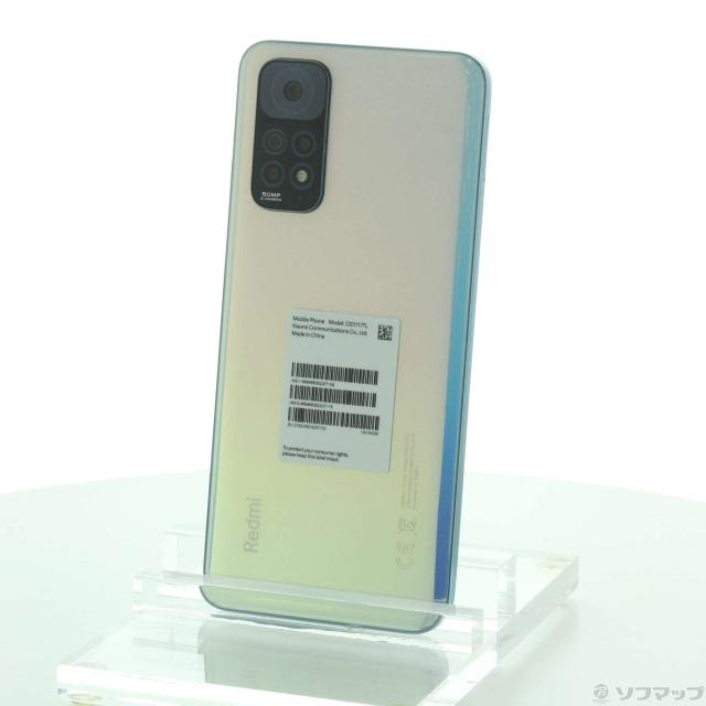 レドミノート11 redmi11 中古美品ケース付スターブルーSIMフリー Redmi 【あすつく、土日、祝日発送、店舗受取可】中古品【B