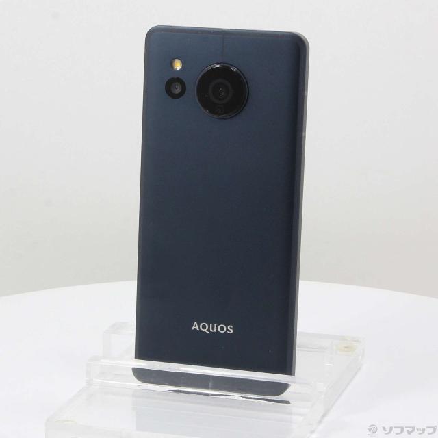 中古)SHARP AQUOS sense8 128GB コバルトブラック SHG11 au SIMフリー
