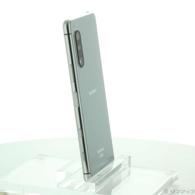 (中古)SONY Xperia 5 II 128GB グレー SO-52A docomoロック解除SIMフリー(258-ud)の通販は