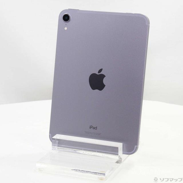 (中古)Apple iPad mini 第6世代 256GB パープル MK8K3J/A SIMフリー(276-ud)