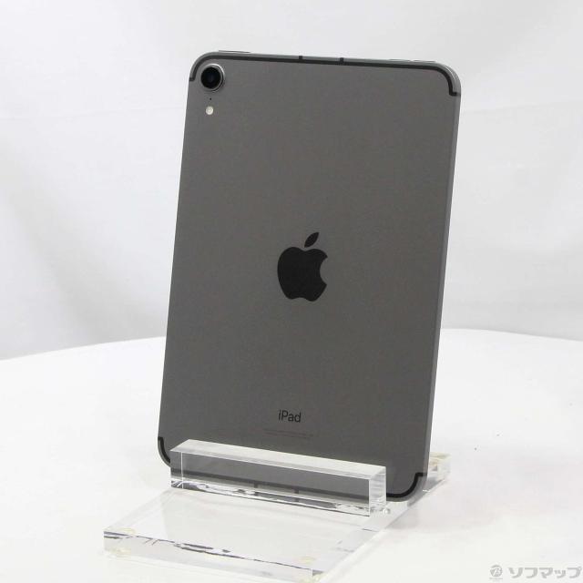 (中古)Apple iPad mini 第6世代 256GB スペースグレイ MK8F3J/A SIMフリー(297-ud)