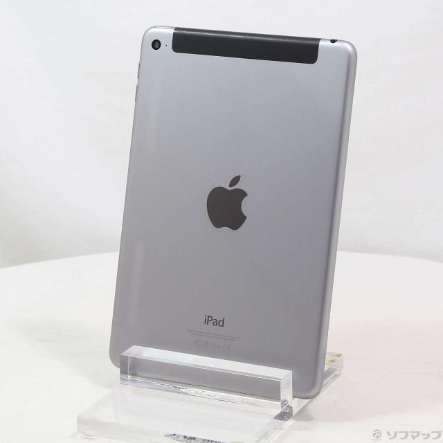 (中古)Apple iPad mini 4 128GB スペースグレイ MK762J/A auロック解除SIMフリー(196-ud)の通販は