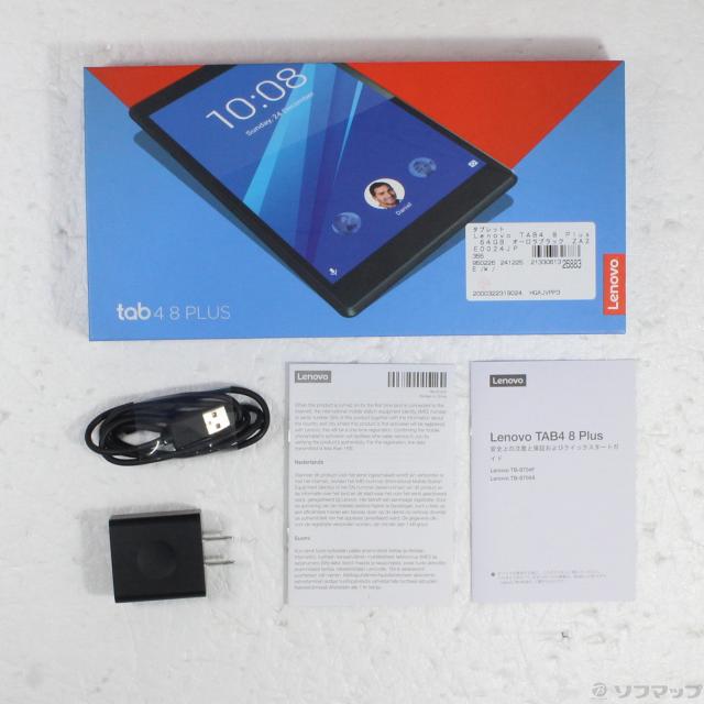 (中古)Lenovo Lenovo TAB4 8 Plus 64GB オーロラブラック ZA2E0024JP Wi-Fi(348-ud)_4