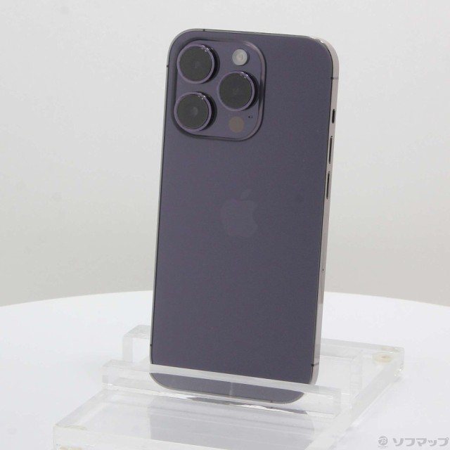 (中古)Apple iPhone14 Pro 128GB ディープパープル MQ0F3J/A SIMフリー(198-ud)の通販は携帯電話本体