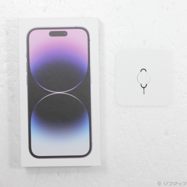 (中古)Apple iPhone14 Pro 128GB ディープパープル MQ0F3J/A SIMフリー(198-ud)の通販は