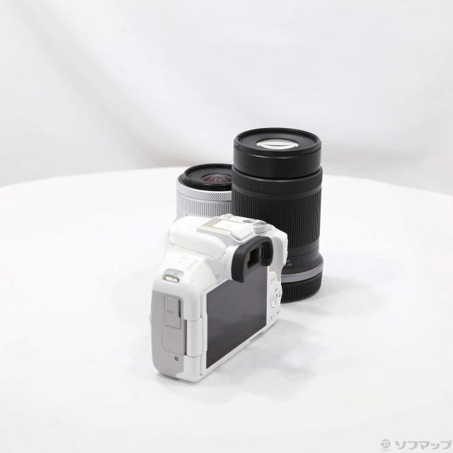 中古)Canon EOS R50 ダブルズームキット ホワイト(349-ud)