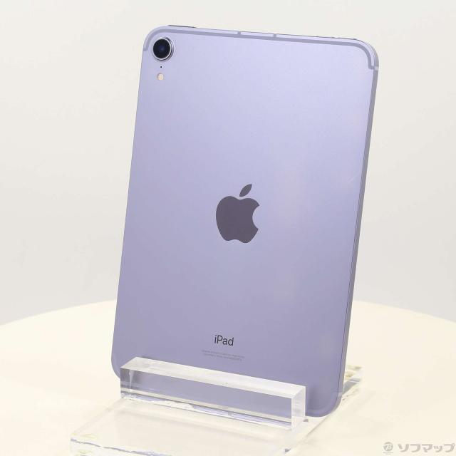(中古)Apple iPad mini 第6世代 256GB パープル MK8K3J/A SIMフリー(344-ud)