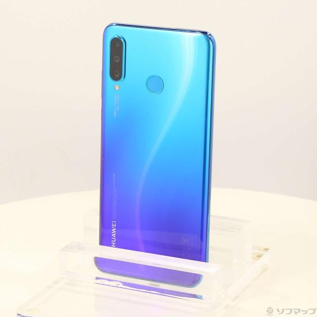 中古)HUAWEI HUAWEI P30 lite 64GB ピーコックブルー MAR-LX2J